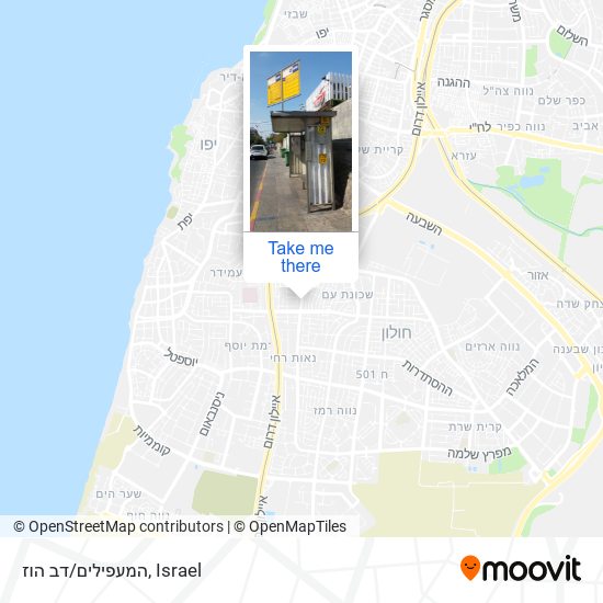 המעפילים/דב הוז map