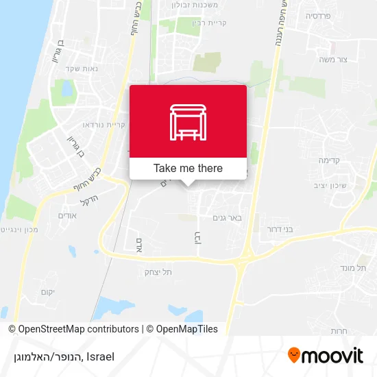 הנופר/האלמוגן map