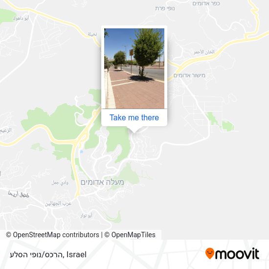 הרכס/נופי הסלע map