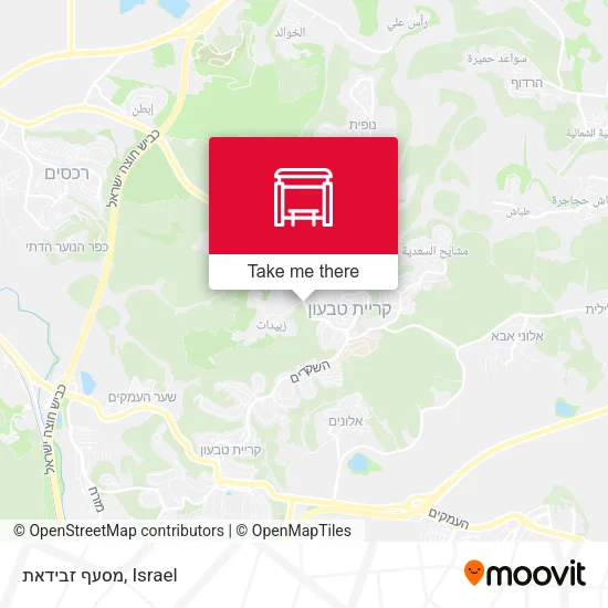 Карта מסעף זבידאת