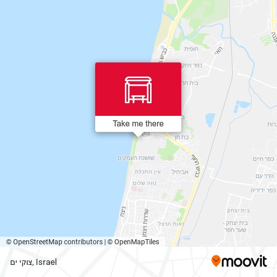 צוקי ים map