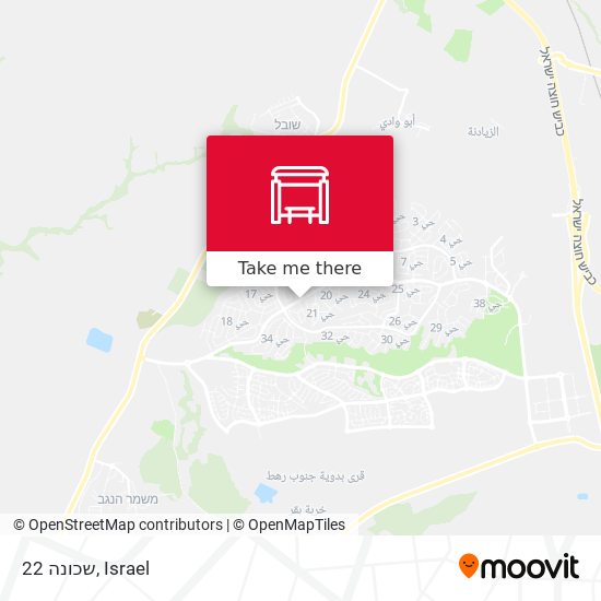 שכונה 22 map