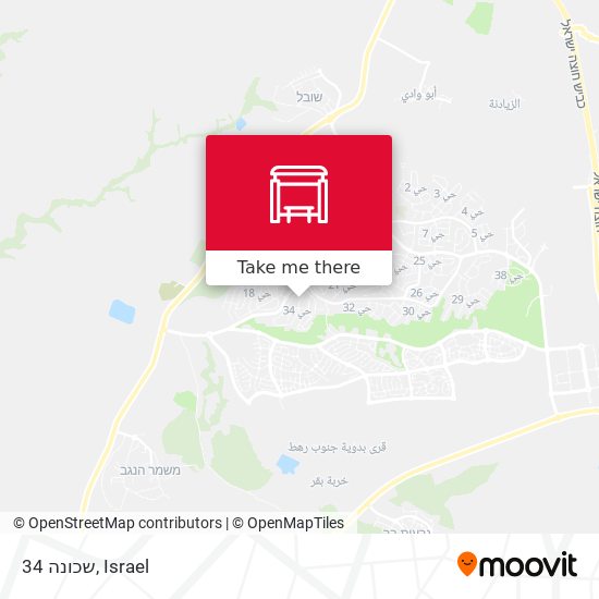 שכונה 34 map