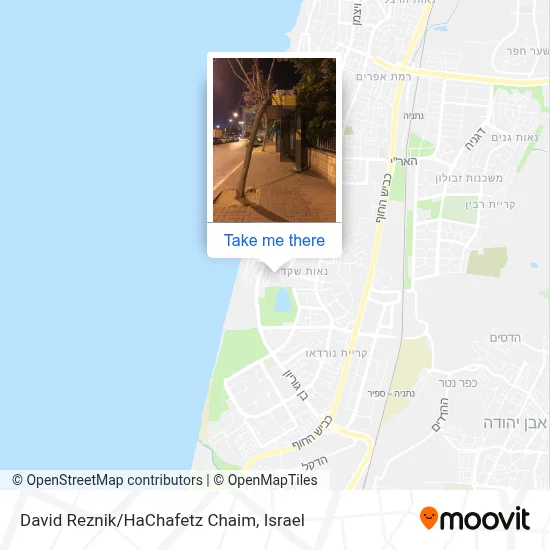 David Reznik/HaChafetz Chaim map