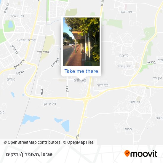 השומרון/ותיקים map