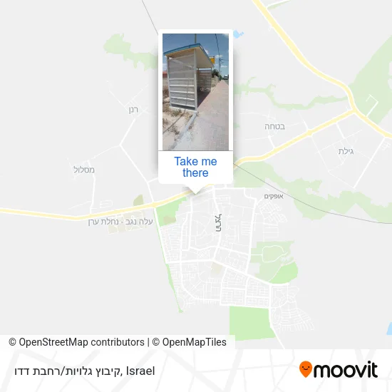 Карта קיבוץ גלויות/רחבת דדו