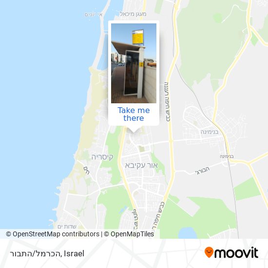 הכרמל/התבור map