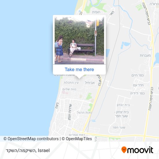 השיקמה/השקד map