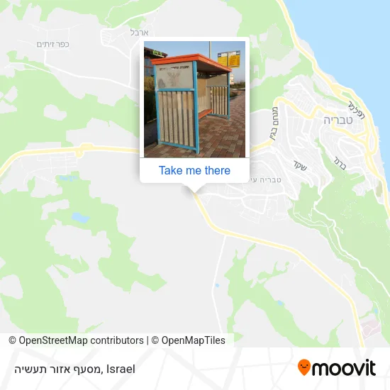 Карта מסעף אזור תעשיה