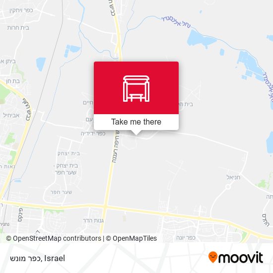 Карта כפר מונש
