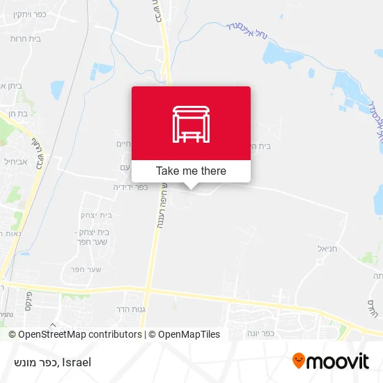 Карта כפר מונש