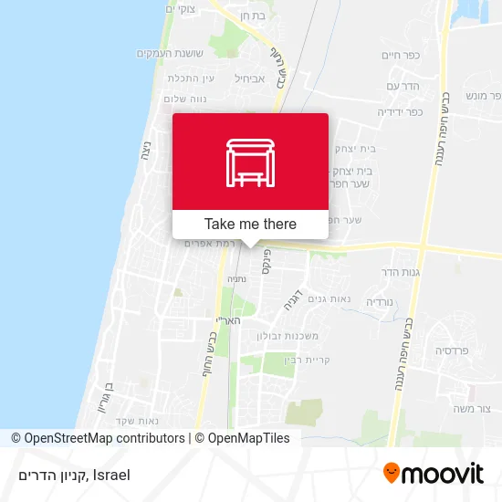 Карта קניון הדרים