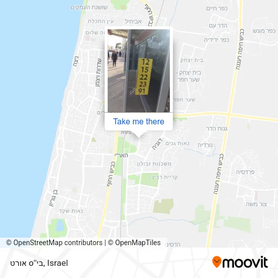 Карта בי''ס אורט