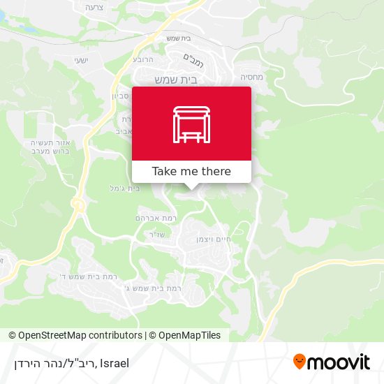 Карта ריב''ל/נהר הירדן