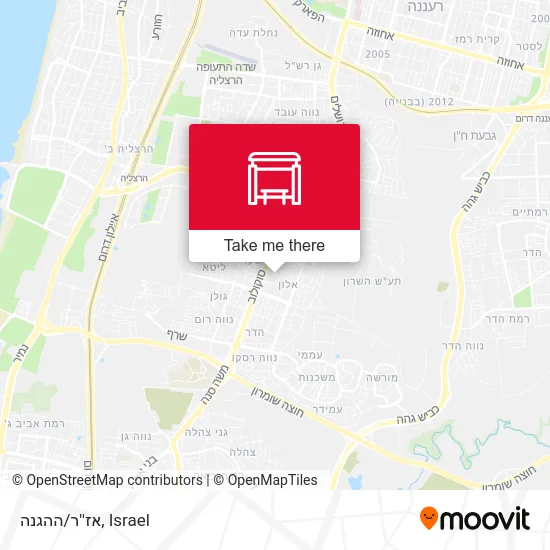 Карта אז''ר/ההגנה