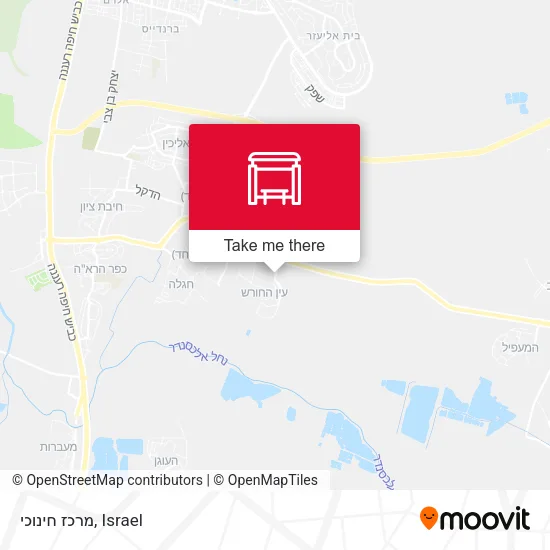 Карта מרכז חינוכי