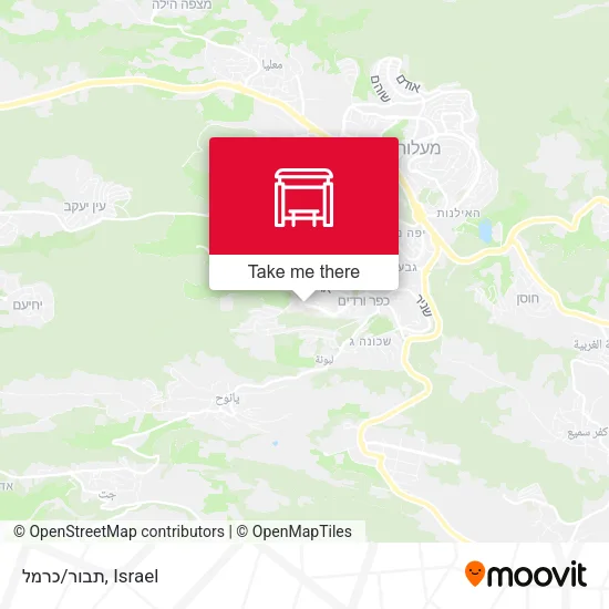 Карта תבור/כרמל