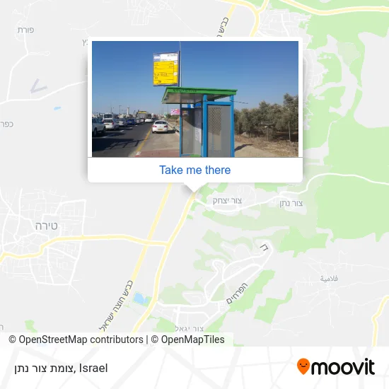 Карта צומת צור נתן