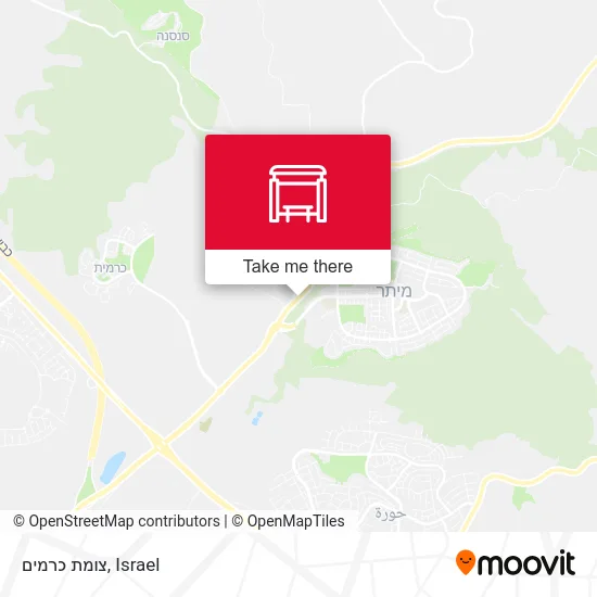 Карта צומת כרמים