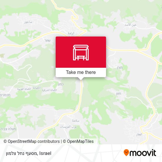 מסעף נחל צלמון map