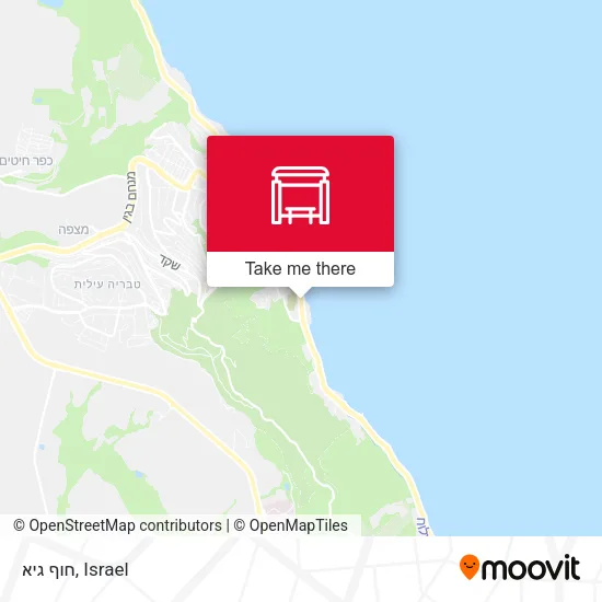 Карта חוף גיא