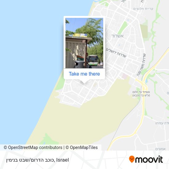 כוכב הדרום/שבט בנימין map