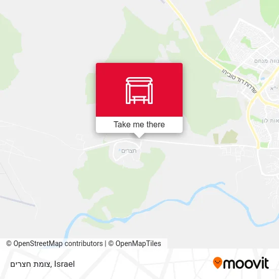 Карта צומת חצרים