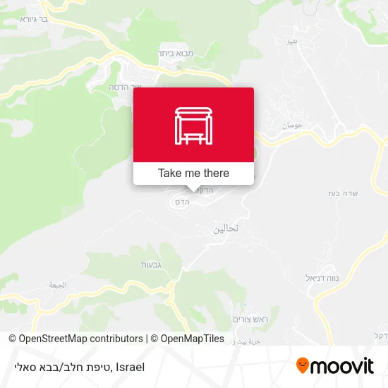 טיפת חלב/בבא סאלי map