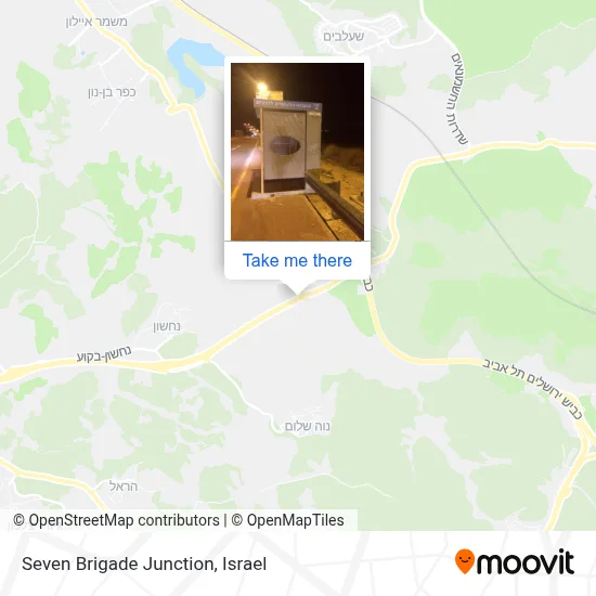 Seven Brigade Junction map