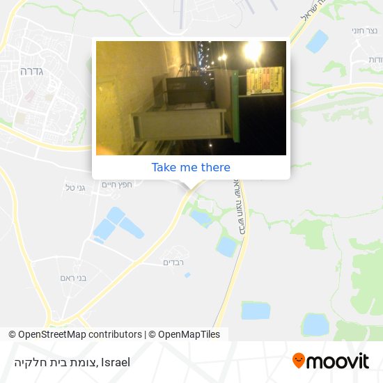 צומת בית חלקיה map