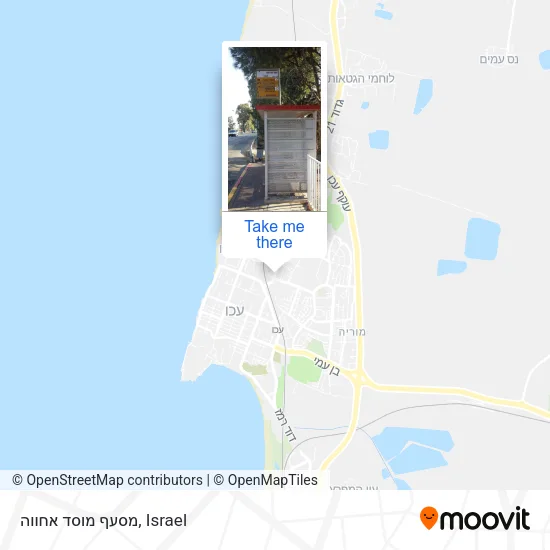 Карта מסעף מוסד אחווה