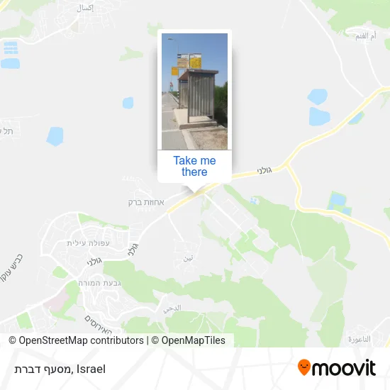 Карта מסעף דברת