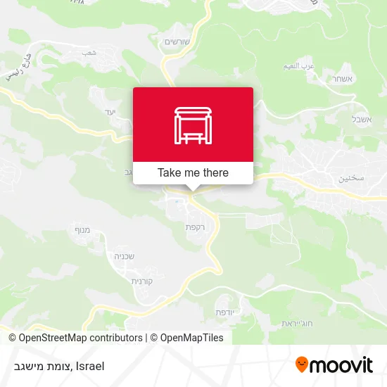 Карта צומת מישגב