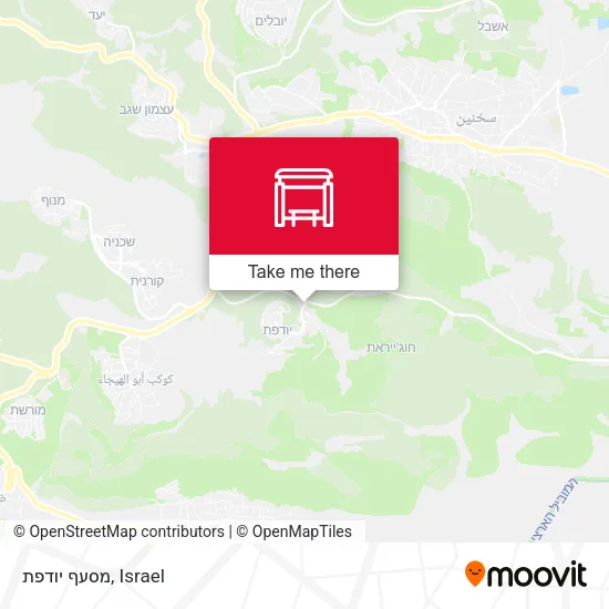 Карта מסעף יודפת