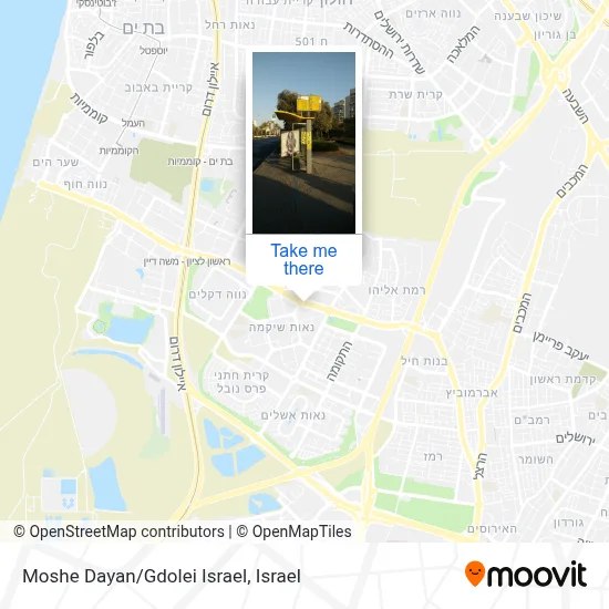 Moshe Dayan/Gdolei Israel map
