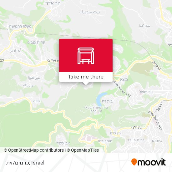 כרמים/זית map