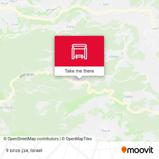 Карта אבן מנחם 9