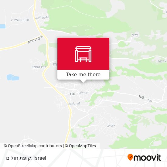 קופת חולים map
