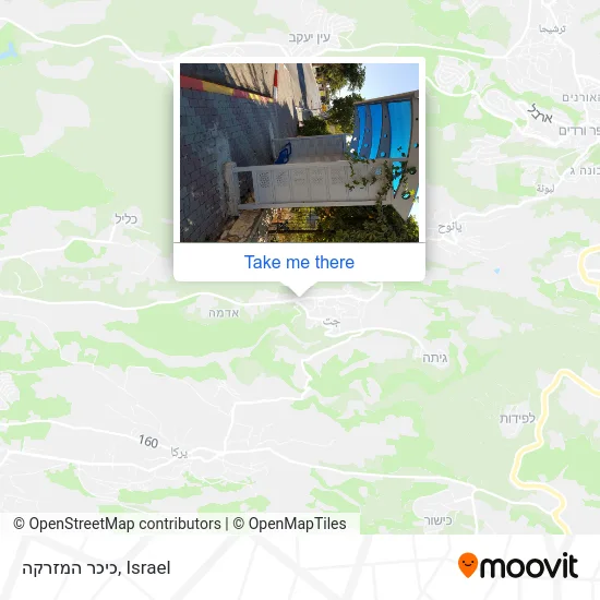 Карта כיכר המזרקה