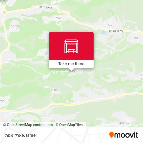 Карта פארק מנות