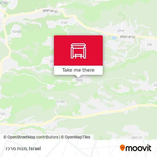 מנות מרכז map