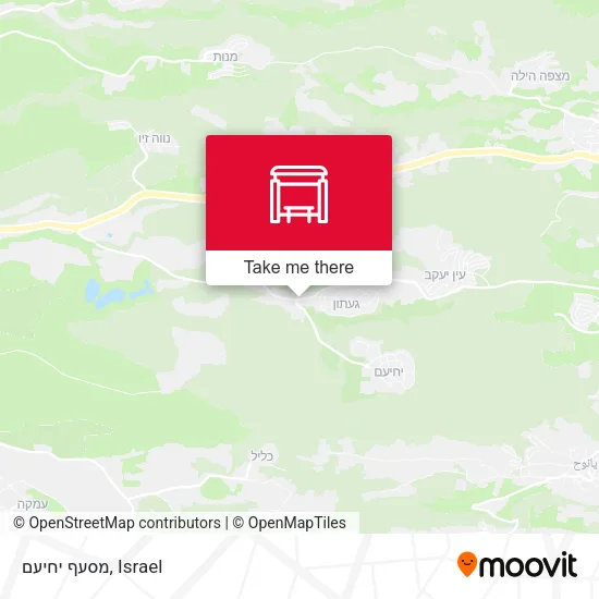 Карта מסעף יחיעם