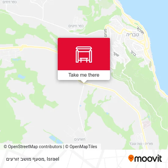 Карта מסעף מושב זורעים