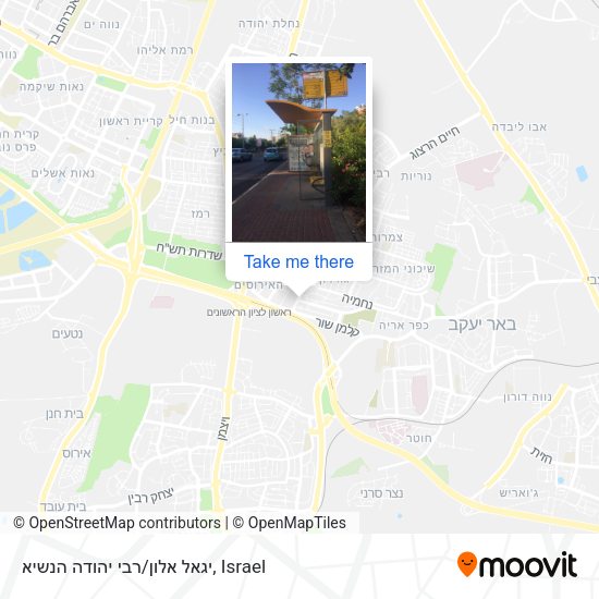 יגאל אלון/רבי יהודה הנשיא map
