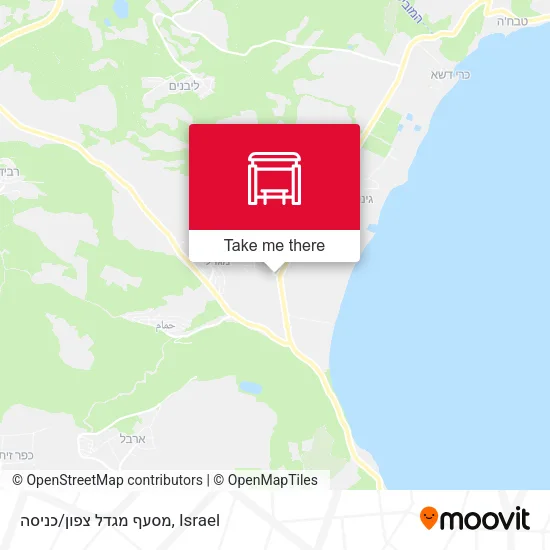 Карта מסעף מגדל צפון/כניסה
