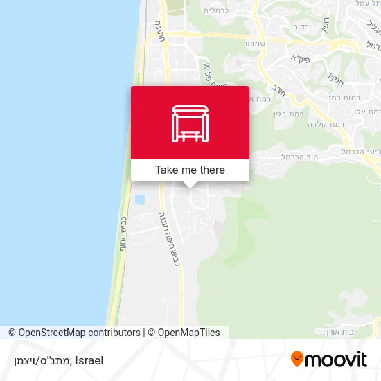 Карта מתנ''ס/ויצמן