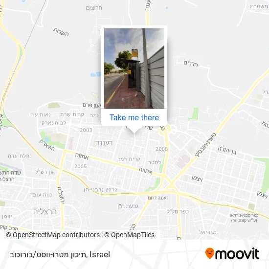 Карта תיכון מטרו-ווסט/בורוכוב