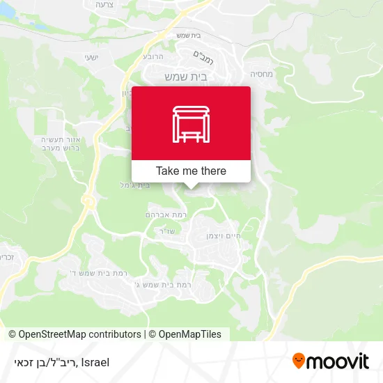 Карта ריב''ל/בן זכאי