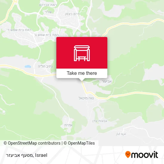 Карта מסעף אביעזר