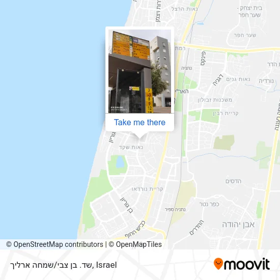 Карта שד. בן צבי/שמחה ארליך